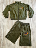 Olive “Marathon Runner” Heavyweight Nylon Tracksuit 2.0