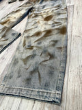 “Dirty” Vintage Wash Denim Jacket & Pants