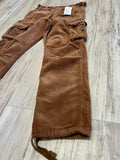 Chestnut Corduroy Cargo Pants