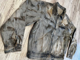 “Dirty” Vintage Wash Denim Jacket & Pants