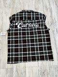 Brown Raw Edge Premium Flannel