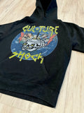 Black Acid Wash “Tour Merch” Luxe Hoodie