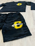 Black Camo “M.F.B.I.D.T” Short Sweatsuit