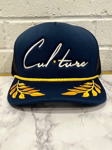 Navy “Gold Wreath” Trucker Hat