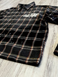 Black Sun Faded “Dirty” Luxe Flannel