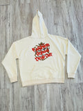 Natural “Fashion School Drop Out” Luxe 15oz. Hoodie