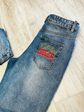 Vintage Wash “Rodeo” Denim Work Jacket & Baggy Jeans