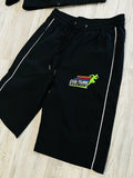 Black “Marathon Runner” Heavyweight Nylon Tracksuit 2.0