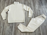 Natural Quarter Zip Premium Sweatsuit