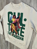 Natural/Hunter Green “The Guardian” Luxe Crewneck Sweatshirt