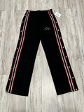 Black Varsity Snap Pants