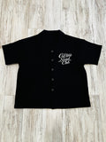 Black “Cigar” Luxe Cuban Button Down