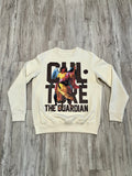 Natural/Chocolate “The Guardian” Luxe Crewneck Sweatshirt