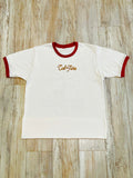 Natural/Red Vintage “Rodeo” Ringer Shirt