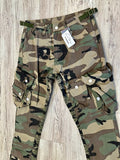 Camo Cargo Flare Pants