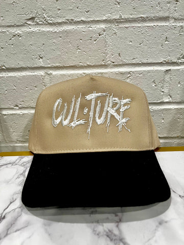 Khaki/Black Premium Snapback