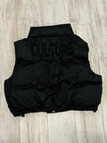 Black Premium Puffer Vest(W)