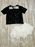 Black Lace “Golden Year” Jersey & Mini Skort