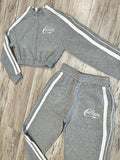 Heather Grey Wide Leg Striped Tracksuit(W)
