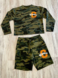 Green Camo “M.F.B.I.D.T” Short Sweatsuit
