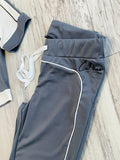 Slate Grey Colorblock Tracksuit(W)