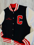 Black All-Star “Home” Varsity Jacket(W)