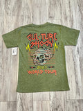 Military Green Vintage Wash “Tour Merch” Premium Shirt