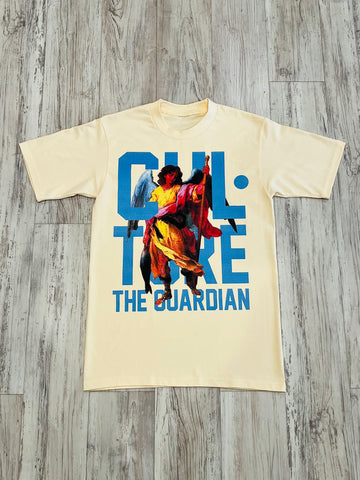 Natural/University Blue “The Guardian” Premium Shirt