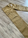 Khaki Nylon Tech Cargo Pants