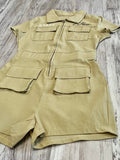Khaki “Staff” Mechanic Jumpsuit