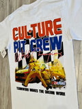 Yellow Cul•ture Pit Crew Premium Shirt & Shorts