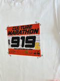 White/Neon Orange Marathon Premium Shirt