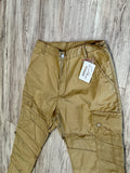 Khaki Nylon Tech Cargo Pants