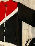Black & Red Luxe Neoprene Tracksuit