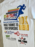 White/Neon Blue Marathon Premium Shirt