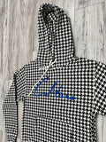 Royal Blue Houndstooth Signature Hoodie