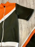 Olive & Orange Luxe Neoprene Tracksuit