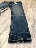 Blue Dark Wash Tapered Denim