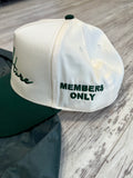 Hunter Green “Members Only” Windbreaker Coach Jacket & Snapback Hat