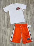 Orange Cul•ture Pit Crew Premium Shirt & Shorts