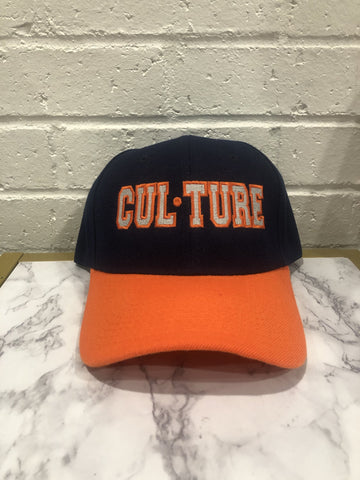 Navy & Orange Varsity Dad Hat