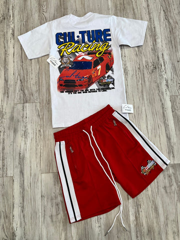 Red Cul•ture Racing Premium Shirt & Shorts