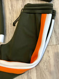 Olive & Orange Luxe Neoprene Tracksuit