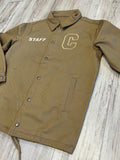 Khaki Denim Varsity Staff Jacket
