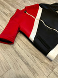 Black & Red Luxe Neoprene Tracksuit