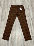 Chocolate Plaid Trousers