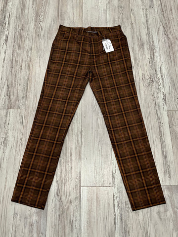 Chocolate Plaid Trousers